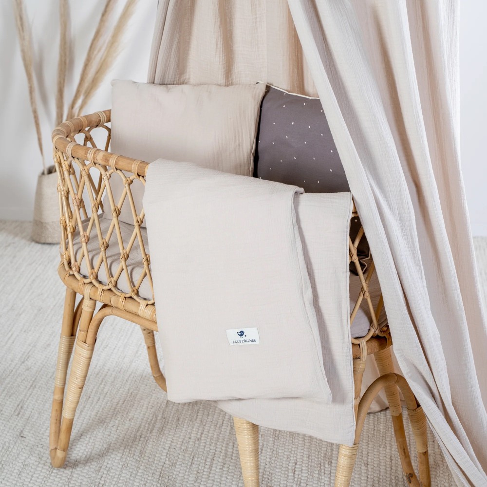 Julius Zöllner Musselin Bettwäsche, Sand