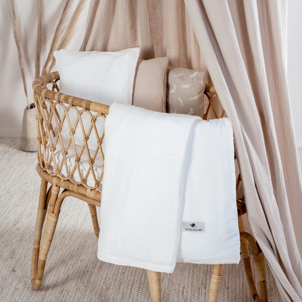 Julius Zöllner Musselin Bettwäsche, Ivory