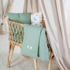 Julius Zöllner Musselin Bettwäsche, Grün