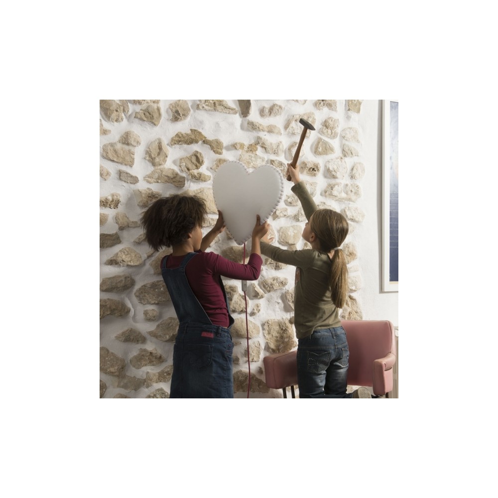 BUOKIDS Wandlampe Soft Herz, Gelb