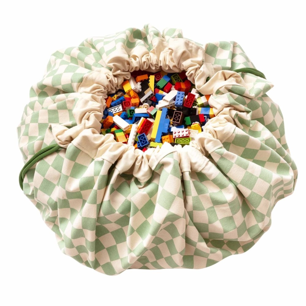 Spielzeugtasche, Vichy Green