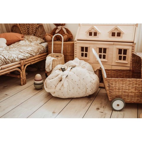 Spielzeugtasche & Krabbeldecke 3-in-1, Moon