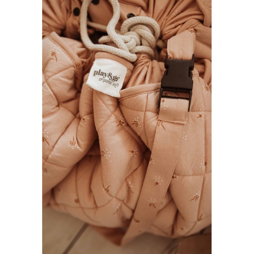 Spielzeugtasche & Krabbeldecke 3-in-, Fleuri