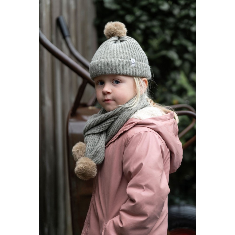 Baby's Only Mütze mit Pompon Cool, urban green