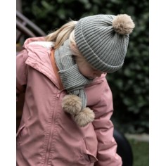 Baby's Only Schal mit Pompon Cool, urban green