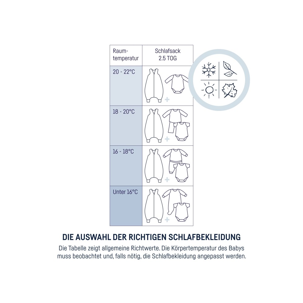 Julius Zöllner Schlafsack Jumper Musselin, Sand