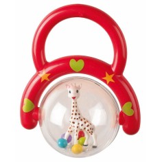 Geschenkset Sophie La Giraffe, 1 Sophie la girafe +1 Entdeckerbuch + 1 Kugelrassel