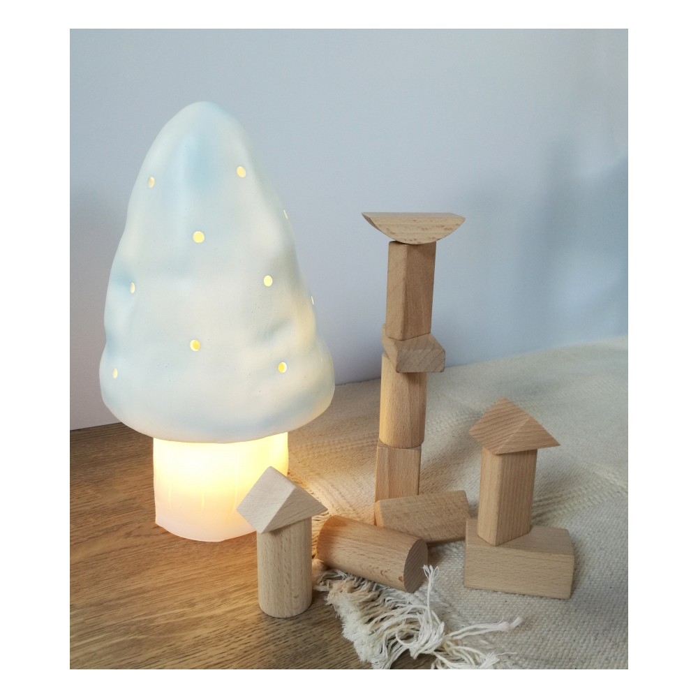 Egmont lampe petite champignons, bleu