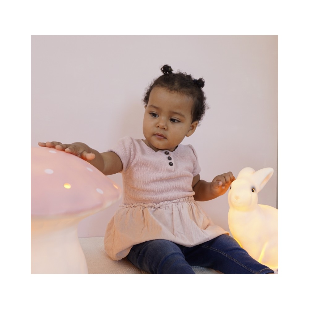 Egmont Lampe Grosser Pilz, Vintage Pink