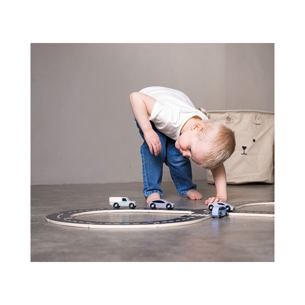 Autoralley mit 5 Autos