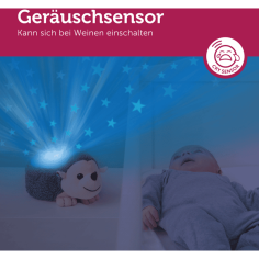 Einschlafhilfe mit Projektor, Harry der Igel