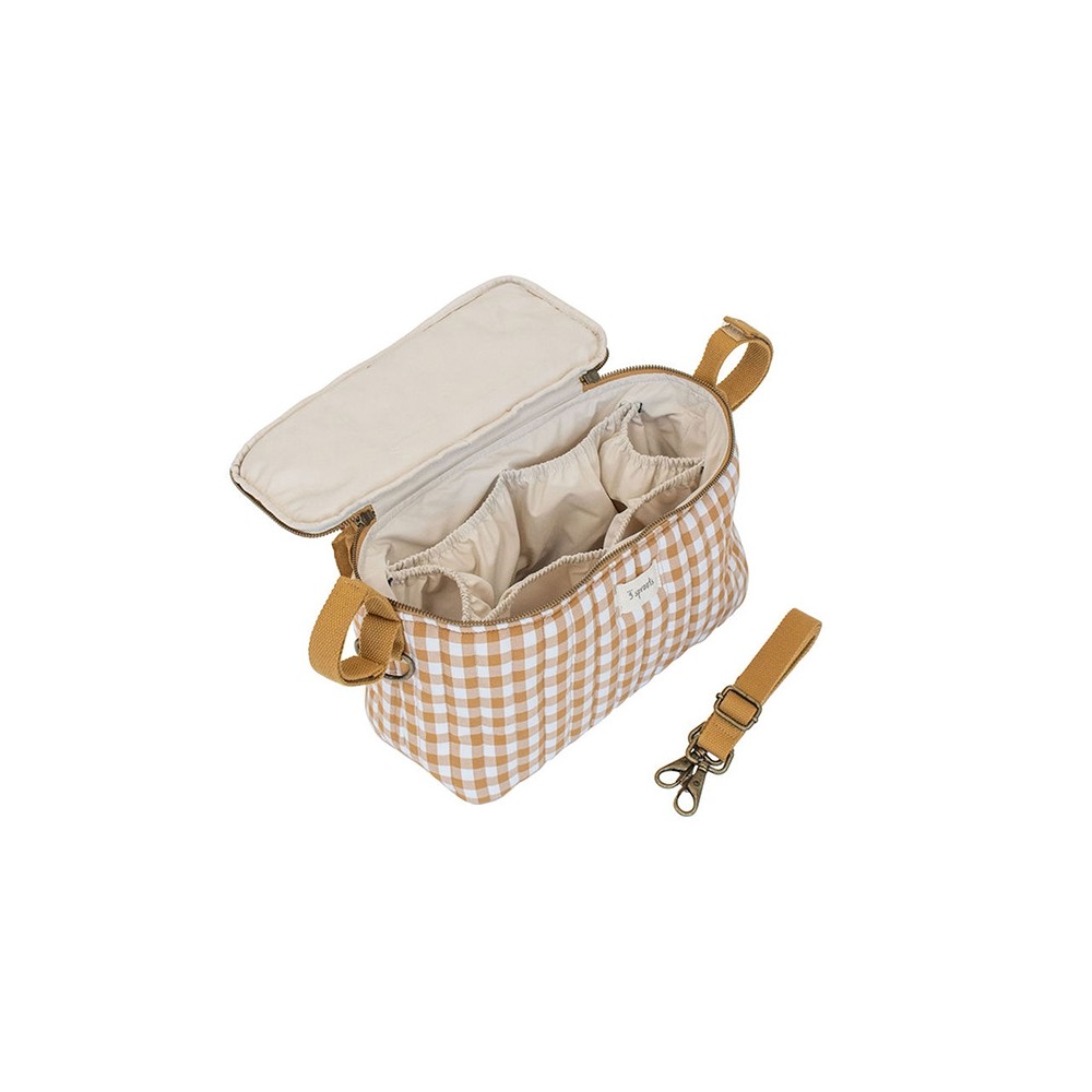 Kinderwagen Organizer gesteppt, Gingham