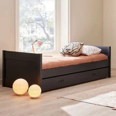 Einzelbett Black Edition