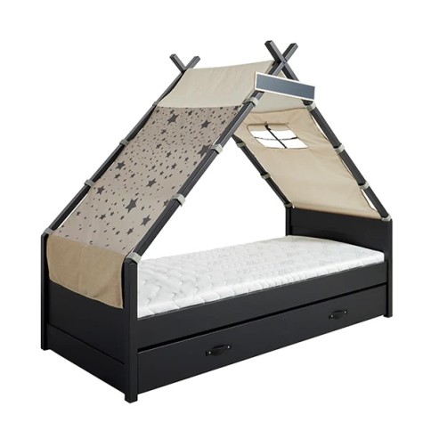 Cool Kids Tipi Bett Black Edition, Over the Moon