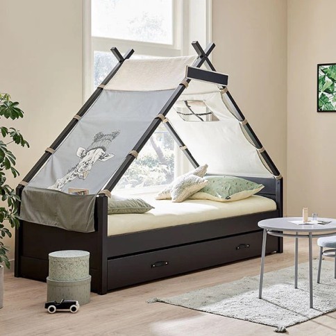 Cool Kids Tipi Bett Black Edition, Jungle Book