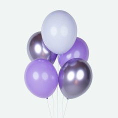 My Little Day Luftballone aus Latex, all lilac balloons