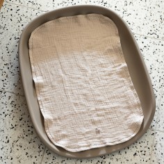 Topper für Wickelunterlage, Breeze Beige (2 Stk.)