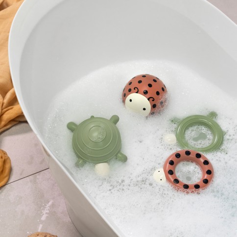 Badespielzeug Badeball, Schildkröte, Naturkautschuk