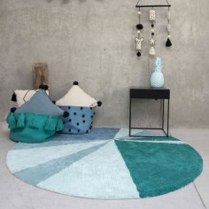 Lorena Canals Aufbewahrungskorb, Tassels Emerald