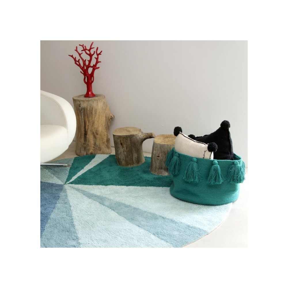 Lorena Canals Aufbewahrungskorb, Tassels Emerald