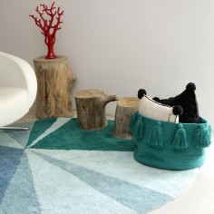 Lorena Canals Aufbewahrungskorb, Tassels Emerald