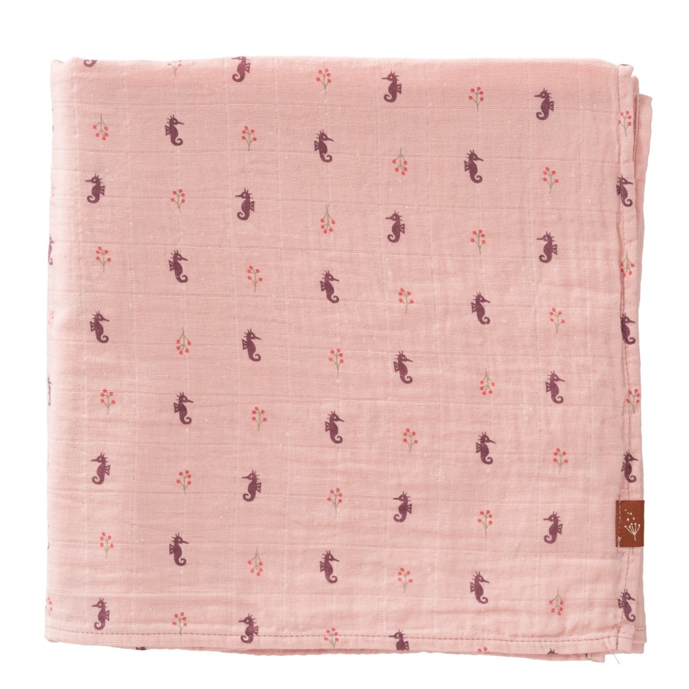 Swaddle Mulltuch, Seahorse
