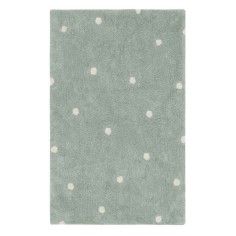 Teppich Mini Dot Blue Sage