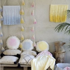 Aufbewahrungskorb, Tassels Blue