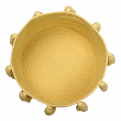 Lorena Canals Aufbewahrungskorb, Tassels Yellow