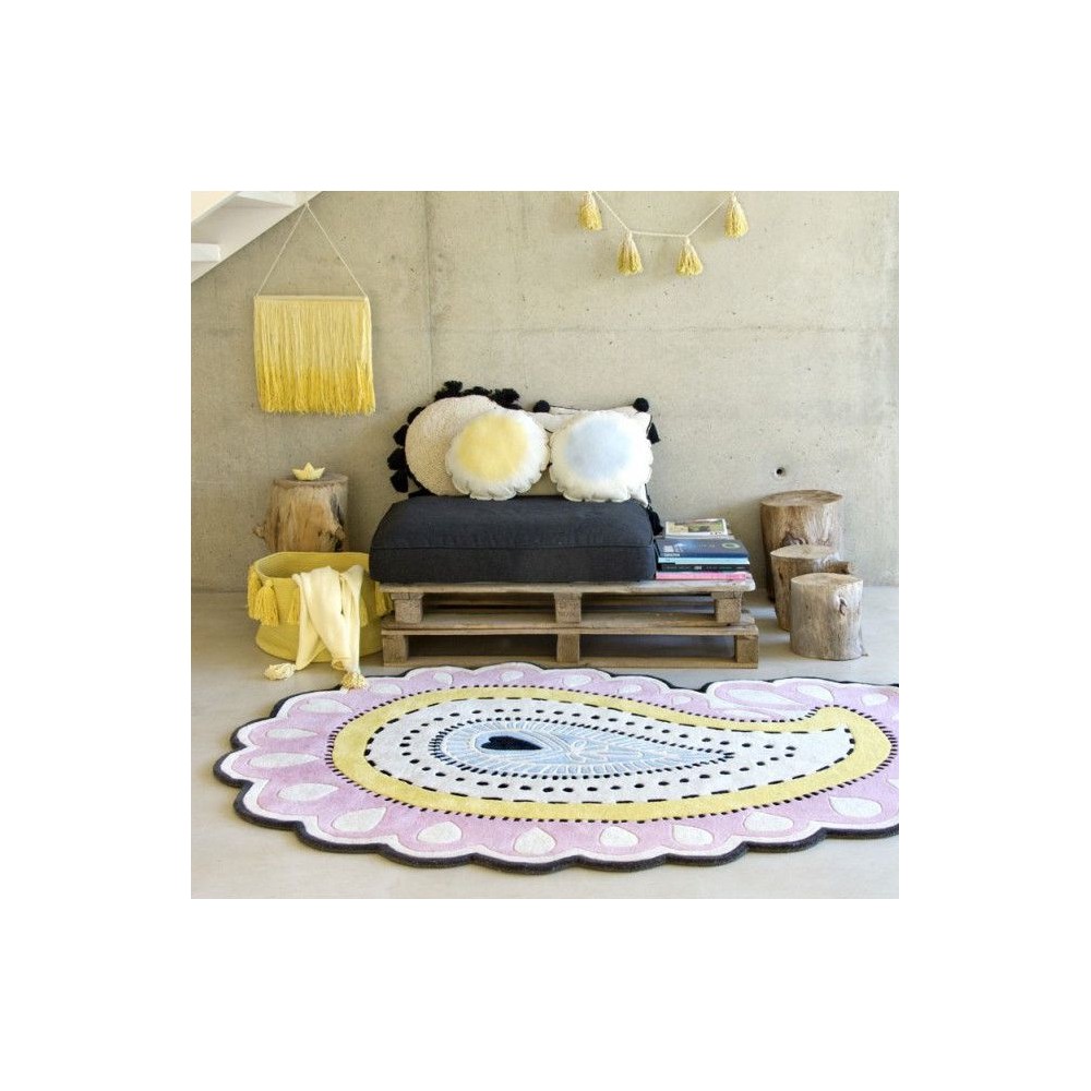 Lorena Canals Aufbewahrungskorb, Tassels Yellow