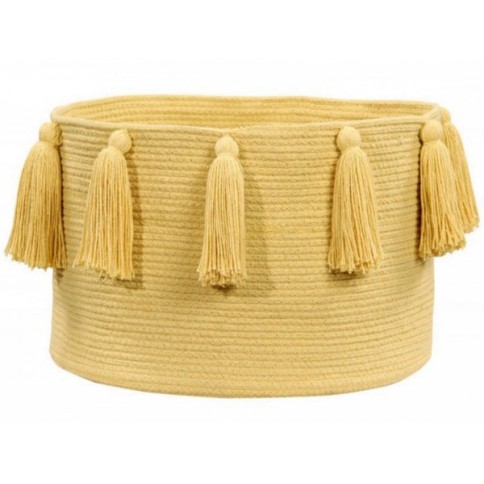 Lorena Canals Aufbewahrungskorb, Tassels Yellow
