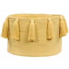 Lorena Canals Aufbewahrungskorb, Tassels Yellow