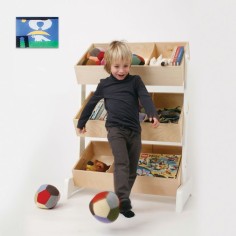 Spielzeugregal Toy Storage, Birke