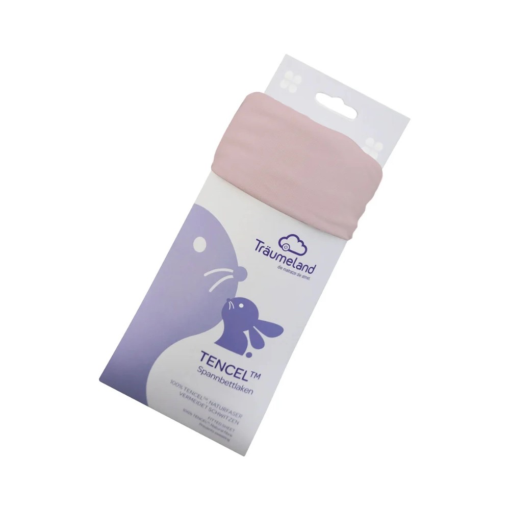 Fixleintuch TENCEL, Malve-Rose