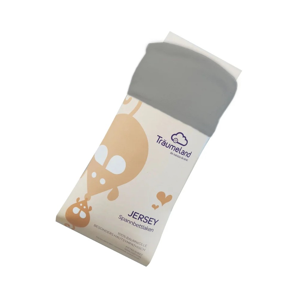 Fixleintuch Jersey, Anthrazit