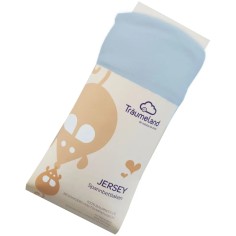 Fixleintuch Jersey, Hellblau