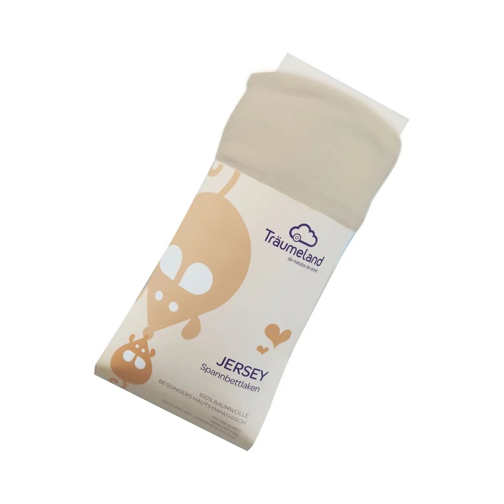 Fixleintuch Jersey, Beige