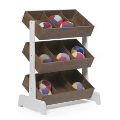 Spielzeugregal Toy Storage, Walnuss