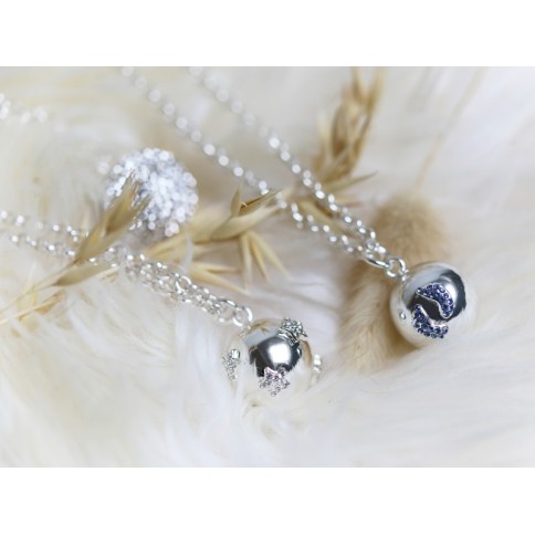 Bola Ball Baby Bell Jasseron Chaîne de grossesse, les pieds / rose