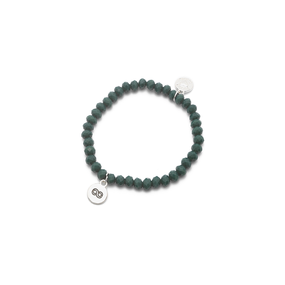Armband, Charm, Deep Green