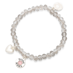 Armband, Charm, Ice/ Rosa