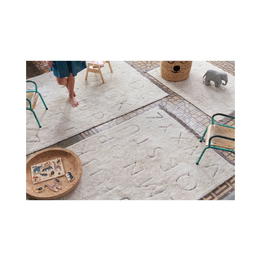 Teppich Rugcycled ABC