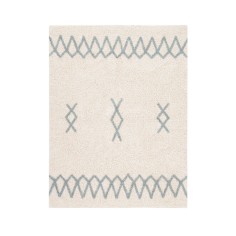 Teppich Atlas Natural, Vintage Blue