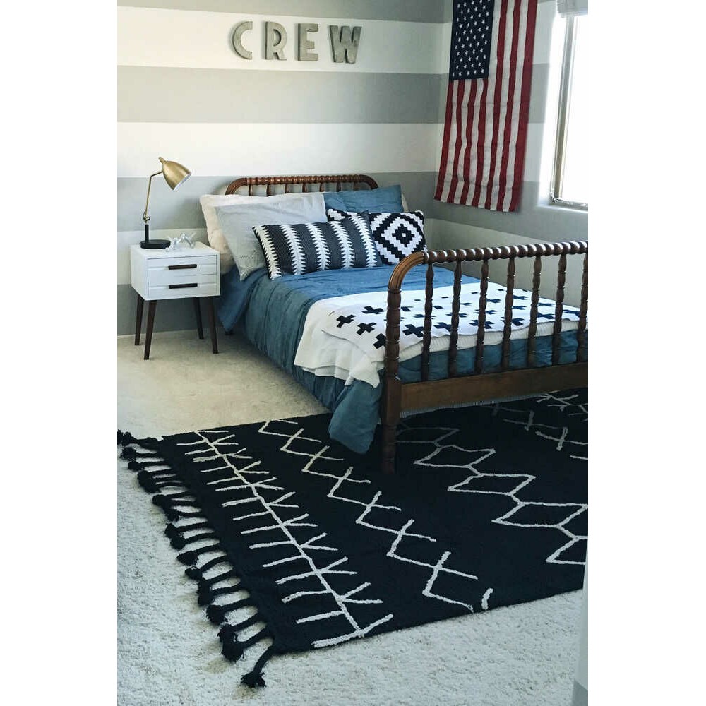 Teppich, Bereber Black, 140 x 200 cm