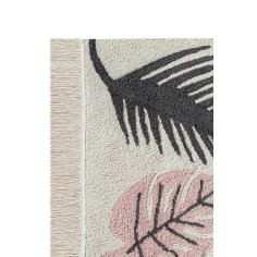 Tapis rose tropical