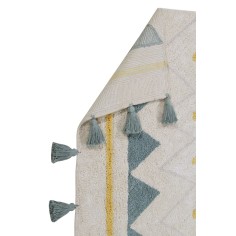 Teppich Azteca Natural Vintage Blue