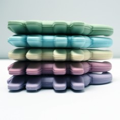 Silikon Beissring Elefant, Dusty Rose