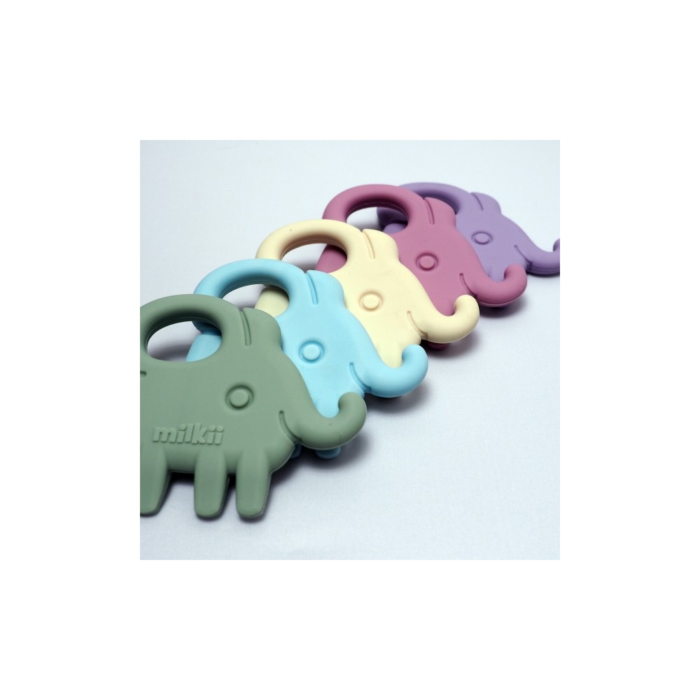 Éléphant de Silicone Beissing, Rose poussiéreuse