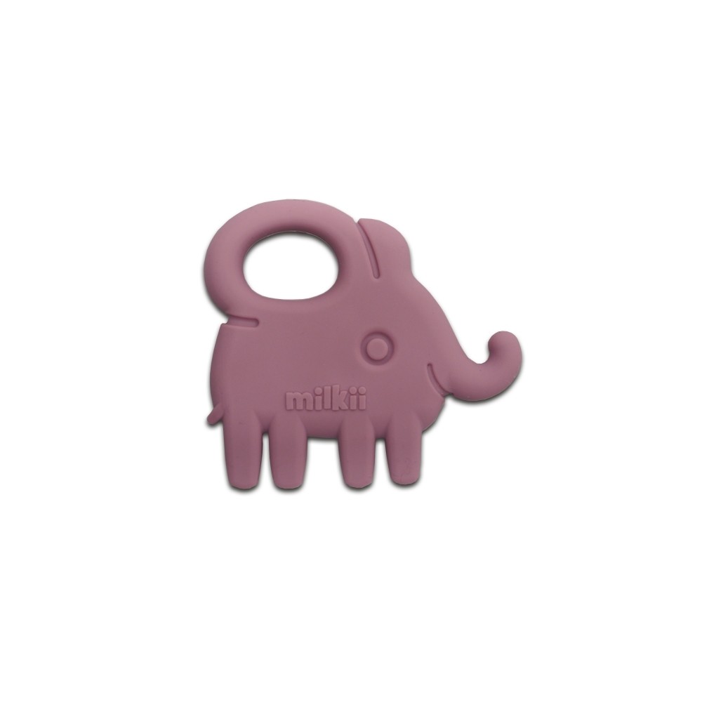Éléphant de Silicone Beissing, Rose poussiéreuse