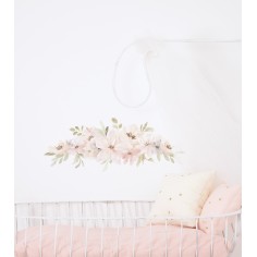 Wandsticker Dekoration, Blumenkomposition (Aquarell)